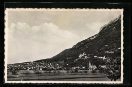 AK Vaduz, Blick Auf Den Ort Und Die Berge  - Liechtenstein