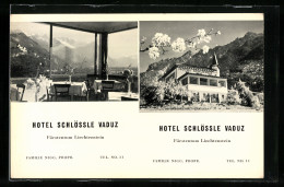 AK Vaduz, Ansichten Des Hotels Schlössle Vaduz  - Liechtenstein