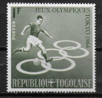 TOGO     N° 425 * *    JO 1964   Football  Soccer  Fussball - Ungebraucht