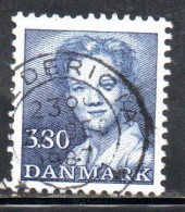 DANEMARK DANMARK DENMARK DANIMARCA 1986 1990 1988 QUEEN MARGRETHE II 3.80k USED USATO OBLITERE - Usati