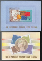 ESPAÑA 2000. CARPETA 3711AC 150 ANIVERSARIO DEL PRIMER SELLO ESPAÑOL 7 HB SELLOS Y 1 PRUEBA DE LUJO. - Unused Stamps