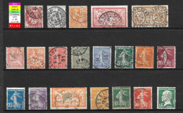 Lot De 73 Timbres Oblitérés Entre N° 108 & 416 ( Année 1900-38 ) - Collezioni