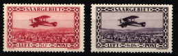 Saargebiet 126-127 Postfrisch #NL358 - Memelgebiet 1923