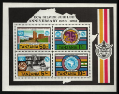 Tansania 1983 - Mi-Nr. Block 33 ** - MNH - Wirtschaftskommission - Tanzania (1964-...)