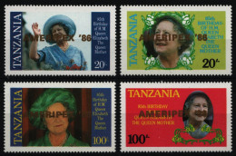 Tansania 1986 - Mi-Nr. 369-372 A ** - MNH - AMERIPEX `86 - Tanzania (1964-...)