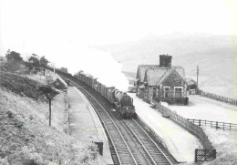 Trains - Gares Avec Trains - Royal Scot Class No. 46118 With A Northbound Freight Train Passing Dent Station On 27th. Ju - Bahnhöfe Mit Zügen