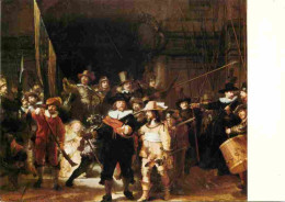 Art - Peinture - Rembrandt Van Rijn - La Ronde De Nuit - CPM - Voir Scans Recto-Verso - Schilderijen