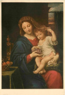 Art - Peinture Religieuse - Pierre Mignard - La Vierge à La Grappe - Musée Du Louvre De Paris - CPM - Voir Scans Recto-V - Schilderijen, Gebrandschilderd Glas En Beeldjes