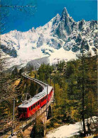 Trains - Chamonix-Mont Blanc - Le Train Du Montenvers - L'aiguille Du Dru - Carte Neuve - CPM - Voir Scans Recto-Verso - Trains