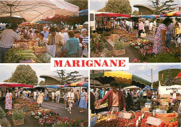 Marchés - Marignane - Multivues - Fruits Et Légumes - Fleurs - CPM - Voir Scans Recto-Verso - Marchés