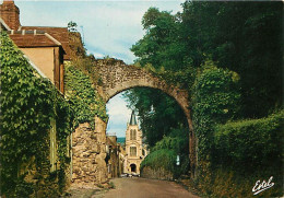 78 - Montfort L'Amaury - La Porte Bardoul  Reste De L'enceinte Du XVIe Siècle  Et L'église Saint-Pierre - CPM - Flamme P - Montfort L'Amaury