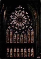 57 - Metz - Intérieur De La Cathédrale Saint Etienne - La Grande Rose - Vitraux - Art Religieux - CPM - Voir Scans Recto - Metz