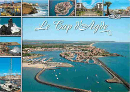34 - Le Cap D'Agde - Multivues - Bateaux - CPM - Voir Scans Recto-Verso - Agde