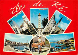 17 - Ile De Ré - Multivues - Automobiles - Anes En Culottes - CPM - Voir Scans Recto-Verso - Ile De Ré