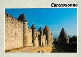 11 - Carcassonne - La Cité Médiévale - Les Remparts - CPM - Voir Scans Recto-Verso - Carcassonne