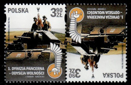 POLAND 2024 FIRST POLISH ARMOURED DIVISION  TETE BECHE MNH - Unused Stamps