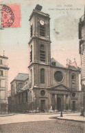 75 Paris 5e église Saint Jacques Du Haut Pas CPA Carte Couleur  Cachet 1905 - Arrondissement: 05