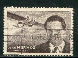 1 VIGNETTE "Jean Mermoz"- Oblitérée - Aviones