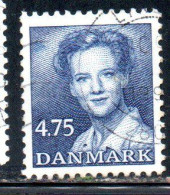 DANEMARK DANMARK DENMARK DANIMARCA 1986 1990  QUEEN MARGRETHE II 4.75k USED USATO OBLITERE - Gebruikt