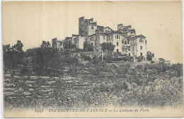 D 83. TOURETTES DE FAYENCE.  CHATEAU DU PUITS.  CARTE ECRITE - Autres & Non Classés