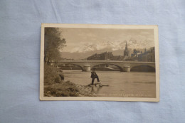 GRENOBLE  -  38  -  Le Pont De L'hôpital Et Les Alpes  -  Isère - Grenoble