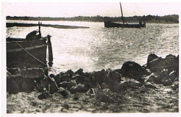 34  VALRAS   PLAGE RETOUR DES BATEAUX LE SOIR  1949  9X14 - Otros & Sin Clasificación