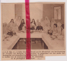 Bloemendaal - Ontbijttafel Voor De Vrouwen Van Bethaniê - Orig. Knipsel Coupure Tijdschrift Magazine - 1925 - Non Classificati