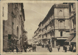Cr590  Cartolina  Benevento Citta' Corso Garibaldi 1939 Campania - Benevento
