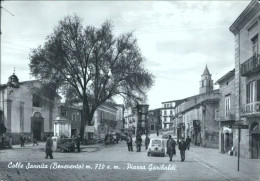 Cr593  Cartolina Colle Sannita Piazza Garibaldi Provincia Di Benevento - Benevento