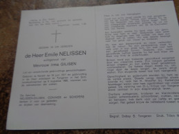 Doodsprentje/Bidprentje   Emile NELISSEN   Nerem 1911-1990 Tongeren  (Echtg Irma GILISEN) - Religion & Esotérisme