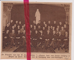 Bergen Op Zoom - Jubileum Priesters H. Hart - Orig. Knipsel Coupure Tijdschrift Magazine - 1925 - Unclassified