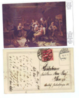 Österreich, 1914, AK Mit Bild "Rückkehr V.d.Bärenjagd…", Nachportomarke 10Heller/Mi.Nr.38 (12394W) - Schilderijen