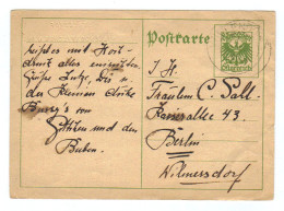 Österreich, 1926, Postkarte Mit Eingedr. 8Gr. Frankatur Nach Berlin (12401W) - Cartoline