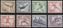 Germany 1936 Olympic Games Full Set ** CV 140 Euro - Unused Stamps
