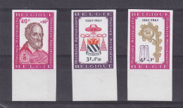 Belgique - COB 1188 / 90 - NON Dentelés - Tirage 300 - Religieux - Cardinal - Armoiries - - 1961-1980