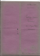 Vieux Papiers  Manuscrit  32 Gers Daste Notaire à Auch  2 Documents Acte  Partage 28 Mars 1881 2 Fois  2 Pages - Manuscrits