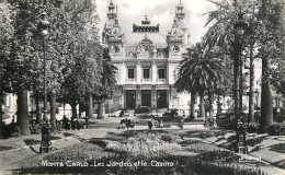 Postcard Monaco Monte-Carlo Les Jardins Et Le Casino - Monte-Carlo