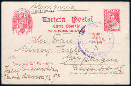 España - Entero Postal - Edi O 84 - 1939 - Marca "Censura Militar - A - San Sebastián" Como Matasello - 1931-....