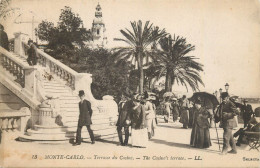 Postcard Monaco Monte Carlo Casino's Terrace - Monte-Carlo