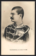 AK König Alexander I. Von Serbien, Halbportrait In Uniform  - Serbien