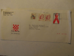 USA  AIRMAIL COVER TO CROATIA - Otros & Sin Clasificación