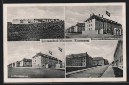 AK Lützendorf-Weimar, Artilleriekaserne, Kasernen II, Schützenregiment 1  - Weimar