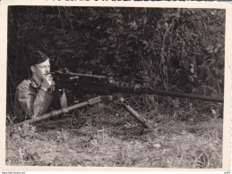 NORD LILLE MILITAIRE AVEC MITRAILLEUSE BROWNING - Guerre, Militaire