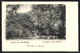 AK Perleberg, Gaststätte Forsthaus Alte Eichen  - Jagd