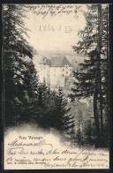 AK Valangin, Blick Auf Das Schloss  - Valangin