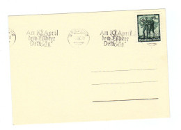 Österreich, 1938, Ungebr. Postkarte, Frankiert Mit Deutschl.Mi.663 + Abstimmungs- Stempel + Ortsstempel(12449G) - Tarjetas