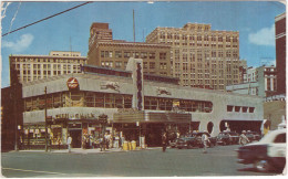 Detroit: 1950's CHEVROLET TAXI'S - Greyhound Bus And Air Lines Terminal - Washington Boulevard - (USA) - 1953 - PKW