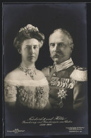 AK Grossherzog Friedrich II. Von Baden Mit Grossherzogin Hilda  - Koninklijke Families