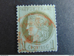 Très Beau N°. 50 Oblitéré Du Cachet Rouge Des Imprimés - 1871-1875 Cérès