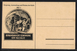 AK Bergmännische Gewinnung Der Kalisalze, Salzbergwerk  - Mineral